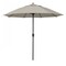 California Umbrella 9' Bronze Aluminum Market Patio Umbrella, Olefin Woven Granite 194061337516 - alternate 1